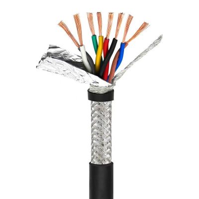Shielded flexible cable RVVP 8-core